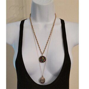 Curated bundle vintage Sarah Coventry necklace and locket necklace